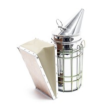 Enfumoir Ruche Abeille Bee Smoker Pulvérisateur Acier galvanisé Cuir de bœuf