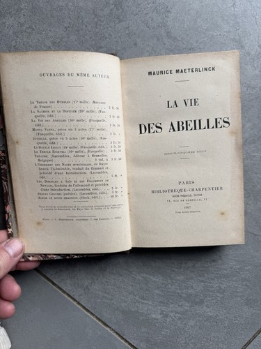 Maurice maeterlinck vie des - maurice,