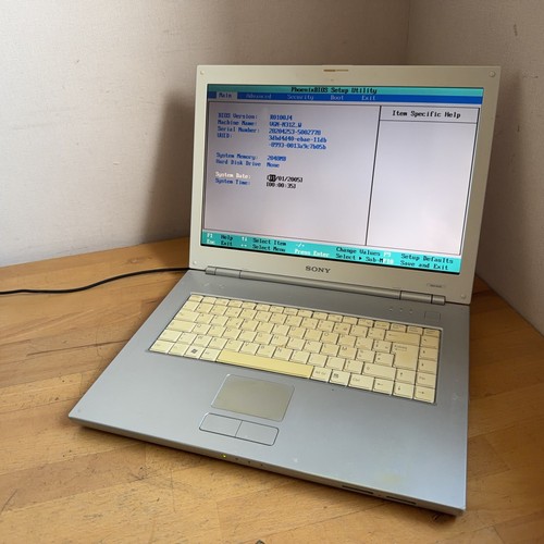 Portable vintage sony vaio - pc,