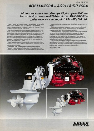 Volvo penta moteur - volvo, aq