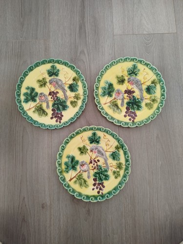 Assiettes faïence de - 3,
