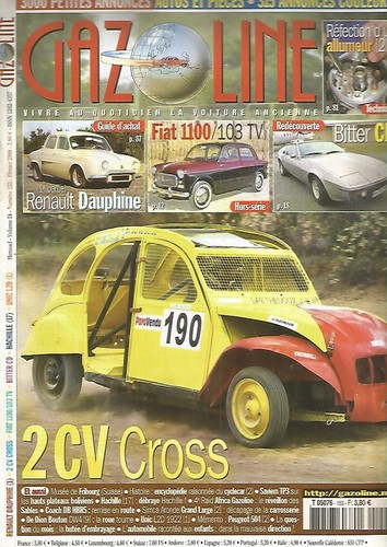 Gazoline 153 2cv - n°153, cross