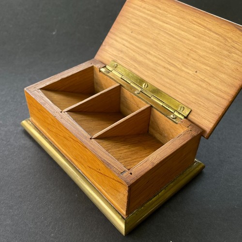 Boîte timbres bois - timbres,