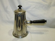 CHOCOLATIERE STYLE NAPOLEON III GERHARDI  METAL ARGENTE 19ème  / antique tea pot