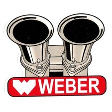  WEBER Sticker vinyle laminé