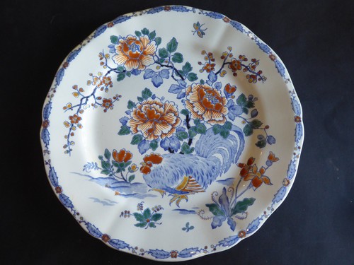 Grand assiette faïence de - en,