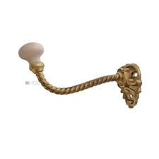 Garde-Robe Crochets À Vêtements Ancien Bronze Porcelaine Crochets À Manteau