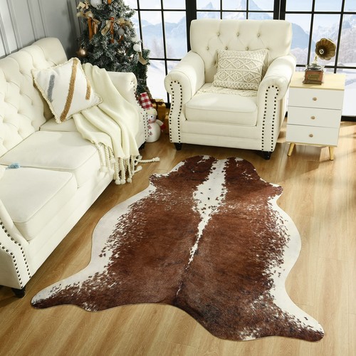 Tapis imitation peau - de, vache
