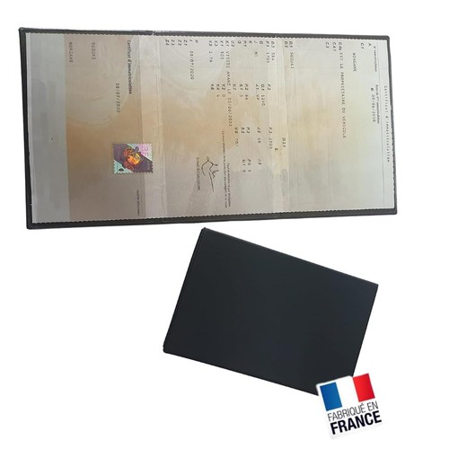 étui carte grise 3 volets - –,