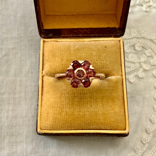 Ancienne bague fleur argent - ancienne,