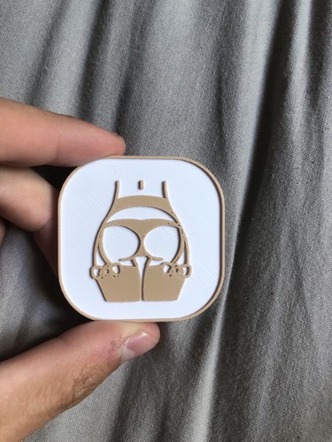 Magnet humoristique imprimé