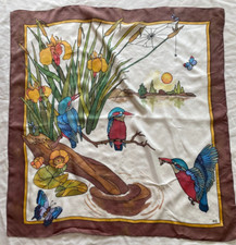 Foulard en soie fait main 90cm