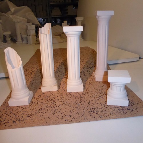 Colonne cannelee ceramique - colonne,