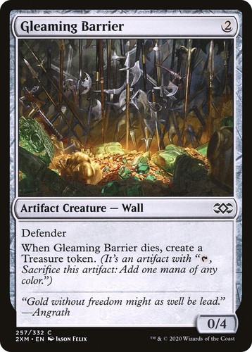 Foil gleaming barrier 2xm - barrier, [2xm