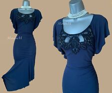 Karen Millen UK 10 Bleu Foncé