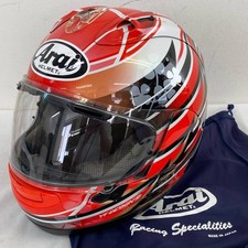 Arai RX-7X Nakagami Full Face Helmet Red Size L 59-60cm Used
