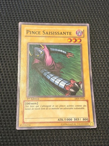 Carte oh pince - yu-gi-oh,