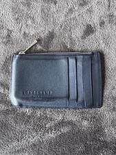Longchamp Blue Zip Wallet