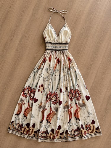 Robe longue bohème - , à