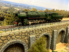 Locomotive vapeur type 150 Décapod , marklin , trix toute métal ho