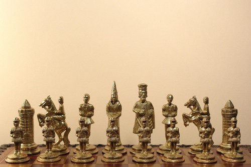 Jeu échecs médiéval - jeu, d'échecs