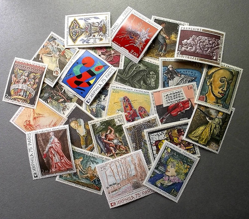 Lot collection timbres france - timbres,