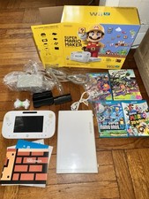 Nintendo Wii U 32GB Super Mario Maker Set – Boxed – 3 Games + GamePad Tested