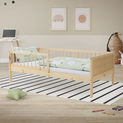 Lit enfant naturel bois de - lit,
