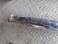 YAMAHA RD250 RD350 A B 1972-75 LEFT EXHAUST SILENCER NO BAFFLE MARKED 521-14711