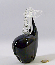  CHEVAL EN VERRE, noir et