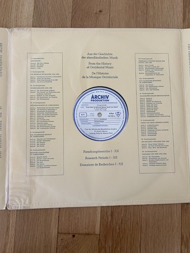 Archiv produktion deutsche - archiv,