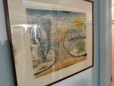 Rene Carcan Original Etching 81/95 Signed With Certificate Of Authenticity