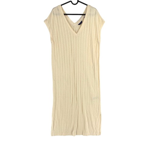 Gant femme beige lin côtelé - femme,