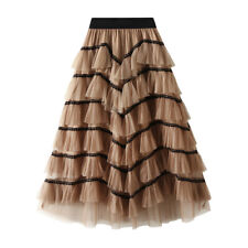 Femme Maille Jupe Tulle