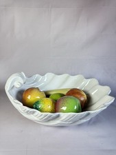 Ancienne Coupe a Fruits Centre De Table Trompe L'oeil Vintage déco bassano