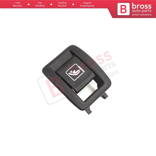 Bouton cache fente isofix - bouton,