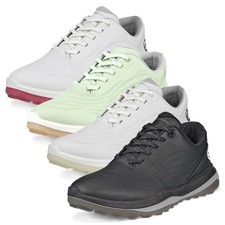 Ecco Femmes 2025 W LT1 Dentelle Cuir Imperméable Crampons Respirant Golf Shoes
