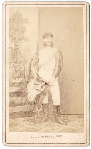 Jockey cavalier avec selle - avec,