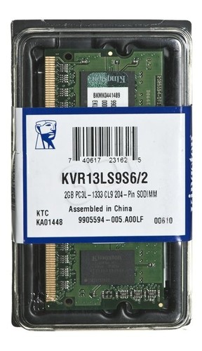 New kingston kvr13ls9s6 2g - new,