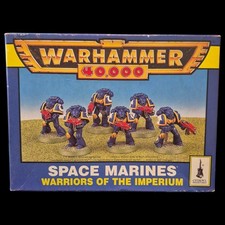 Vintage Warhammer 40k Space Marine Warriors of the Imperium 1990 RARE OOP