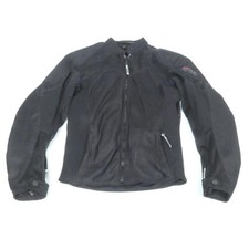 Blouson moto été noir Mike