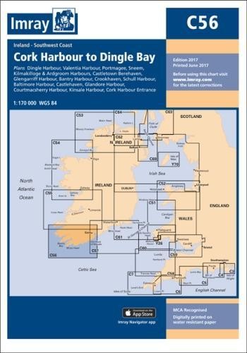 Imray series chart - imray, c56