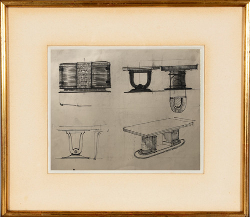 Dessin original mobilier de - dessin,