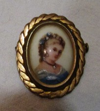 BROCHE ANCIENNE portrait