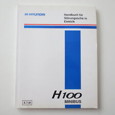 1995 Hyundai H-100 Minibus Workshop Manual Troubleshooting Electrical Wiring Diagrams