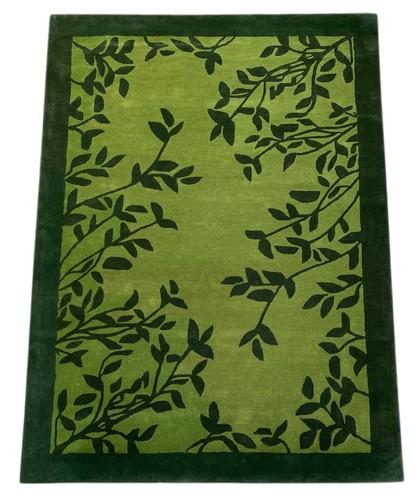 Tapis vert 100 laine 170x240 - vert,