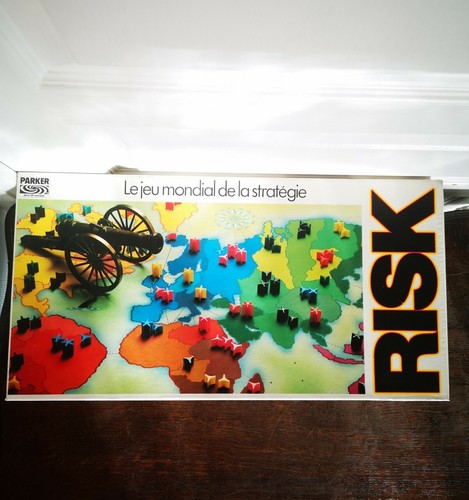 Vintage jeu société risk - risk, le