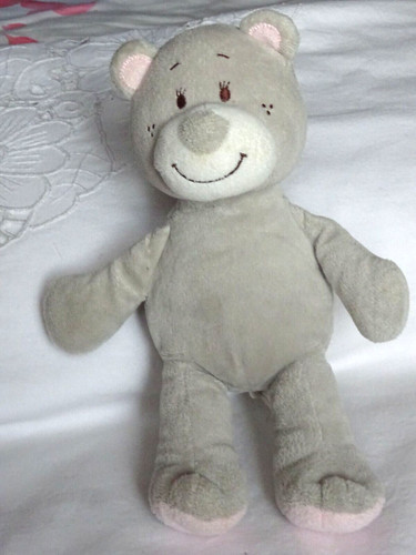 Doudou ours noukies - ours, gris
