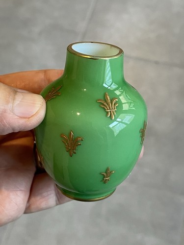 Petit vase opaline fleurs - vase,