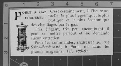 Poele gaz borderel - a,